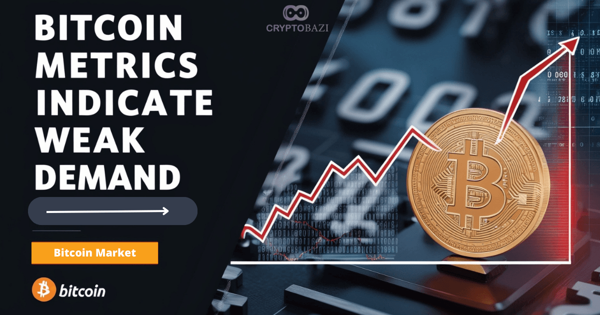 Image for Bitcoin Metrics Indicate Weak Demand and Slowing Growth: Insights from CryptoQuant