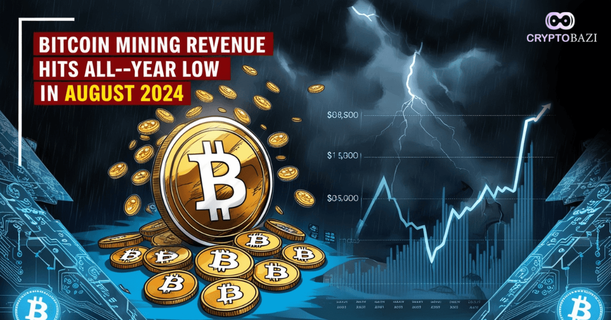 Image for Bitcoin Mining Revenue Hits Annual Low in August: A Challenging Month for Miners